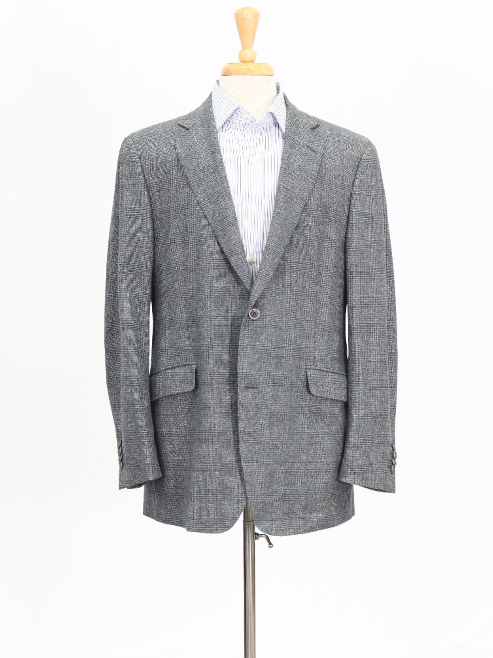 ETRO 44R Blue Blazer Sport Coat Jacket 2-Button Solid W742
